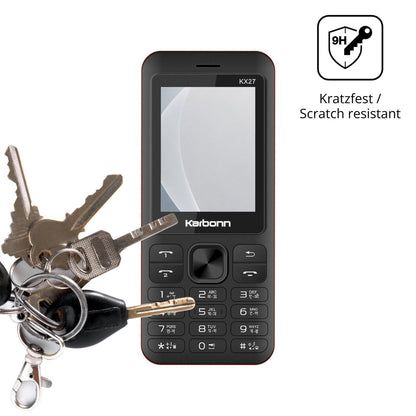 2x 9H Schutzfolie matt für Karbonn KX27 Panzerfoli (3)
