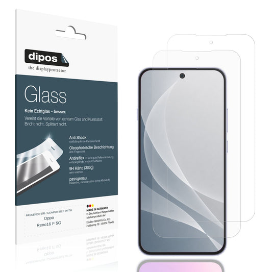 2x 9H Schutzfolie matt für Oppo Reno16 F 5G Panzer (1)