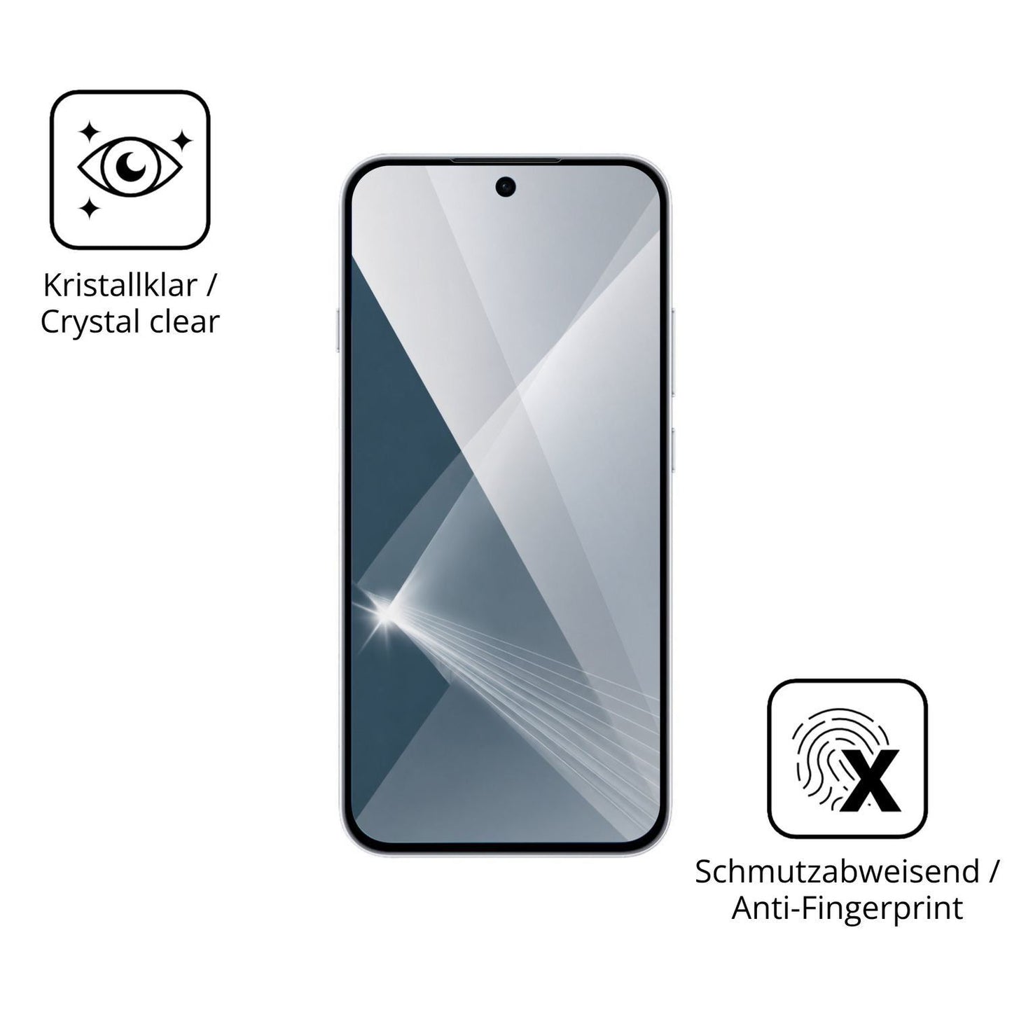 2x 9H Schutzfolie für Oppo Reno16 FS 5G Panzerfoli (5)