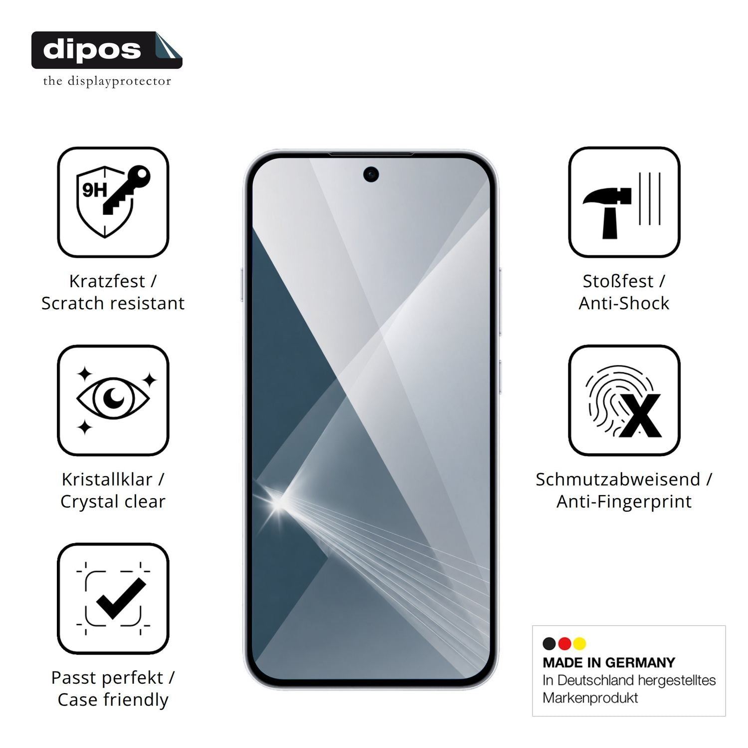 2x 9H Schutzfolie für Oppo Reno16 FS 5G Panzerfoli (7)