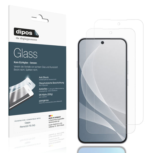 2x 9H Schutzfolie matt für Oppo Reno16 FS 5G Panze (1)