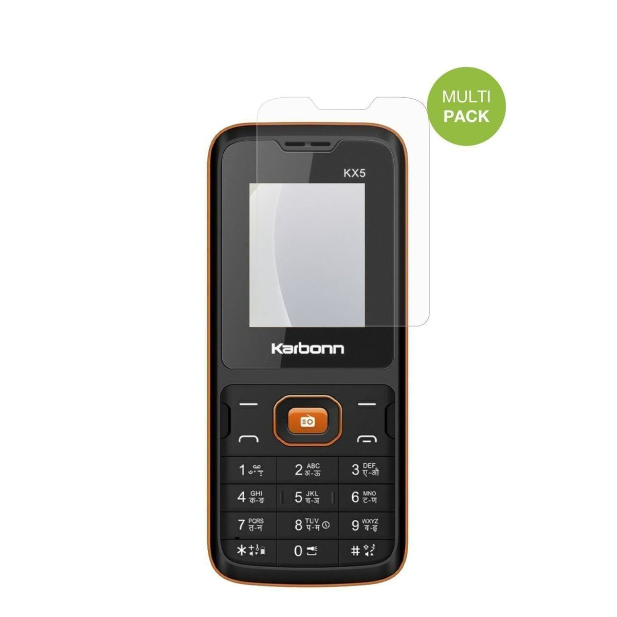 4x Schutzfolie matt für Karbonn KX5 Display-Schutz (2)
