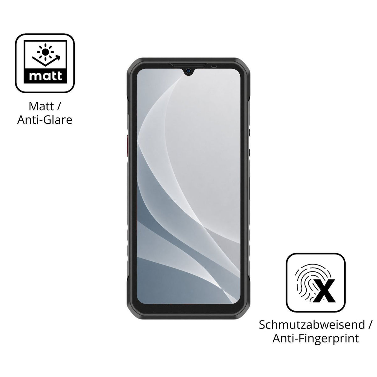 2x 9H Schutzfolie matt für Oukitel WP68 Air 5G Pan (5)