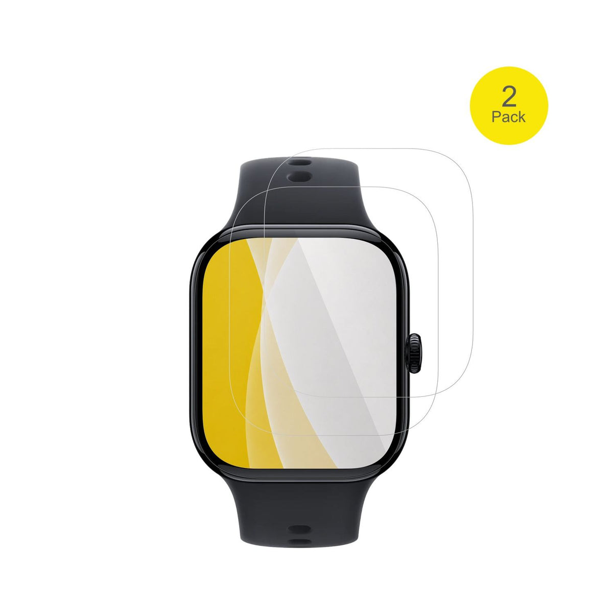 2x 3D Full Cover Schutzfolie für Vivo Watch GT 2 (2)