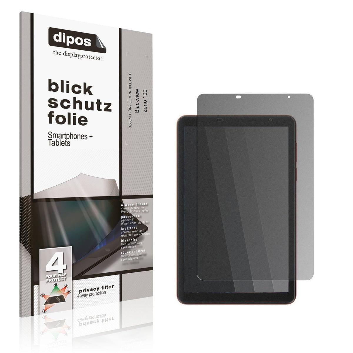 Blickschutzfolie für Blackview Zeno 100 matt Schut (1)