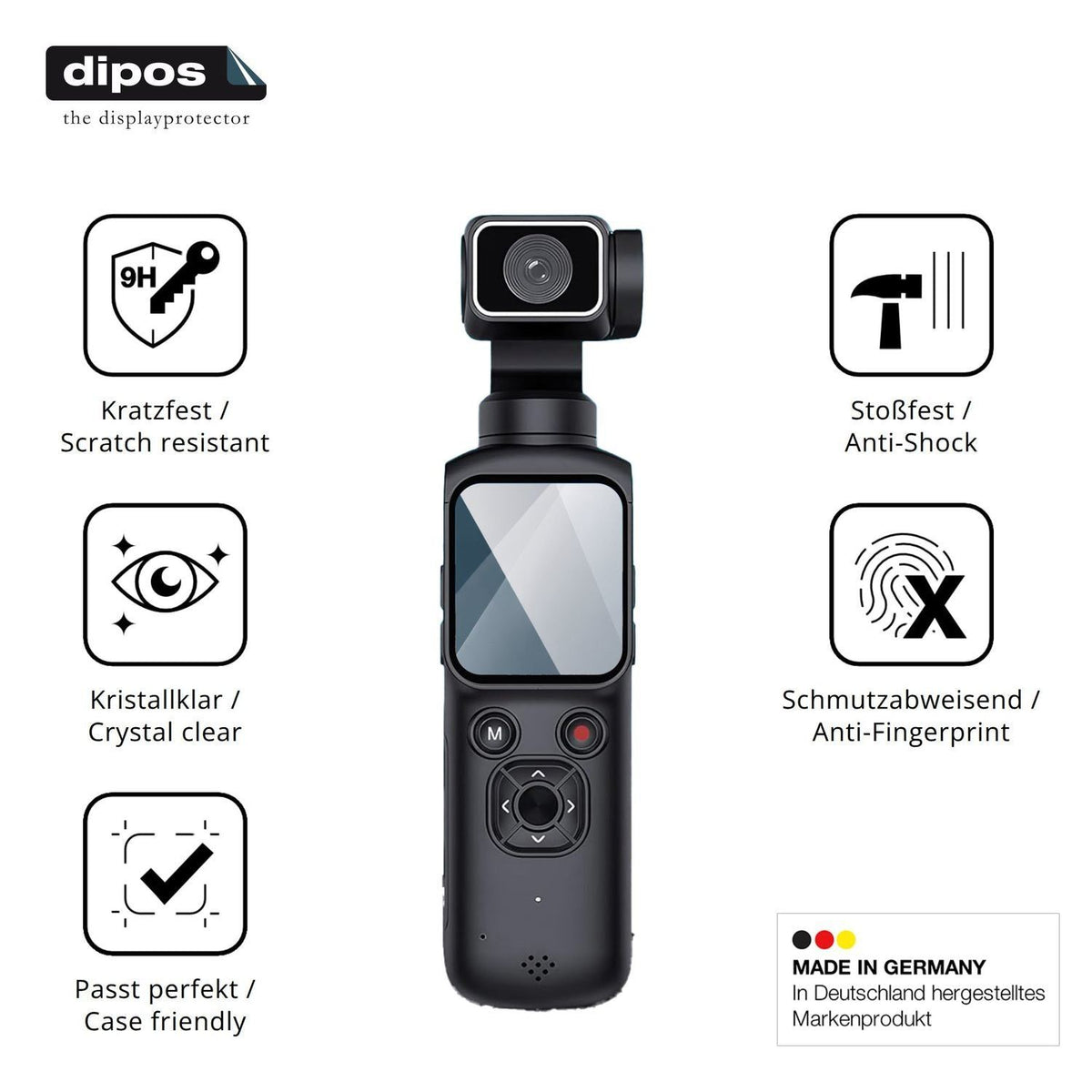 2x 9H Schutzfolie für LAMA HJD05 Panzerfolie (7)