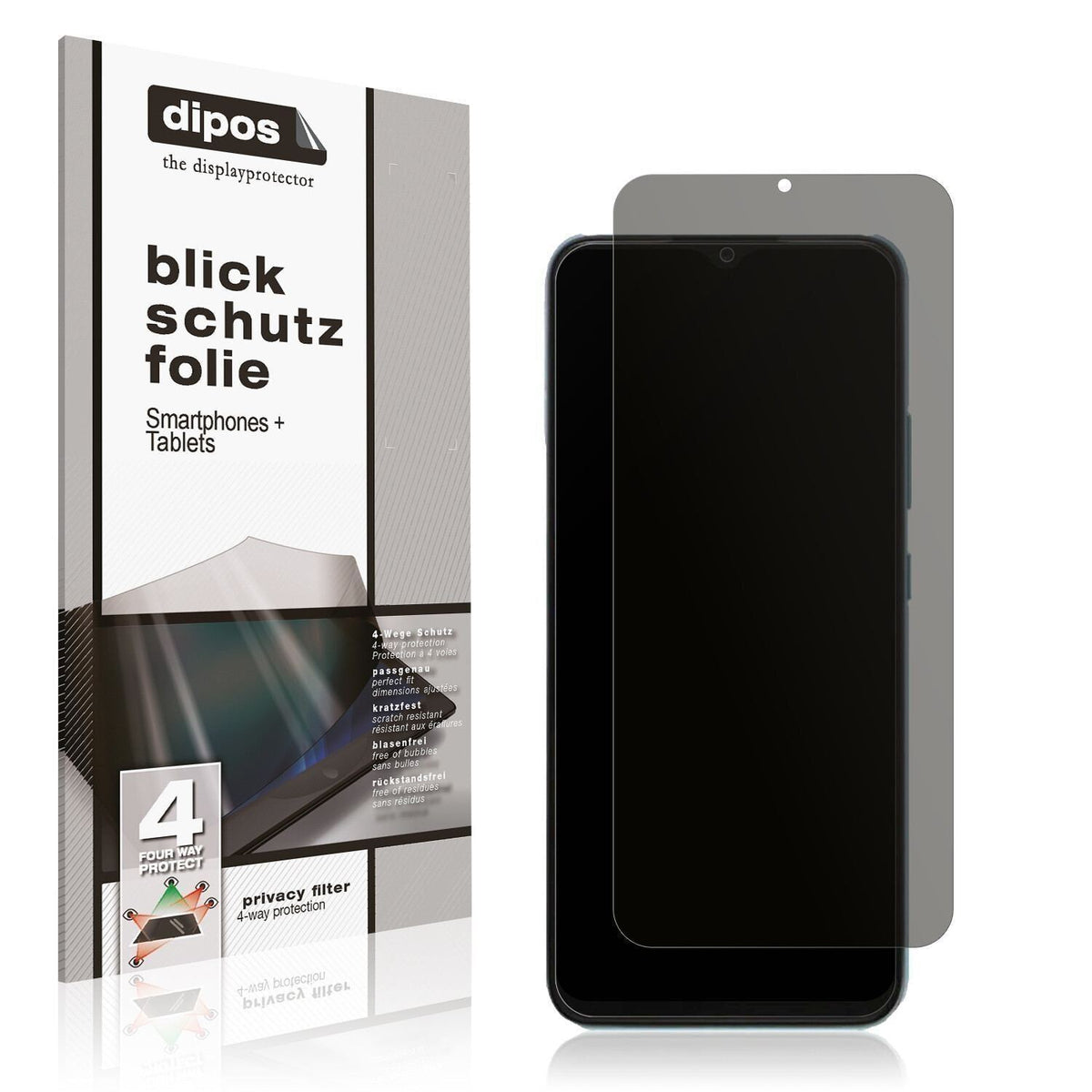 Blickschutzfolie für Realme C21Y matt Schutzfolie  (1)