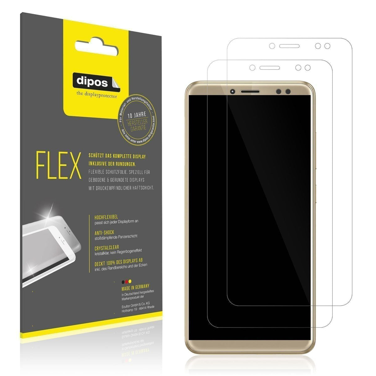2x 3D Full Cover Schutzfolie für WALTON Primo S6 i (1)