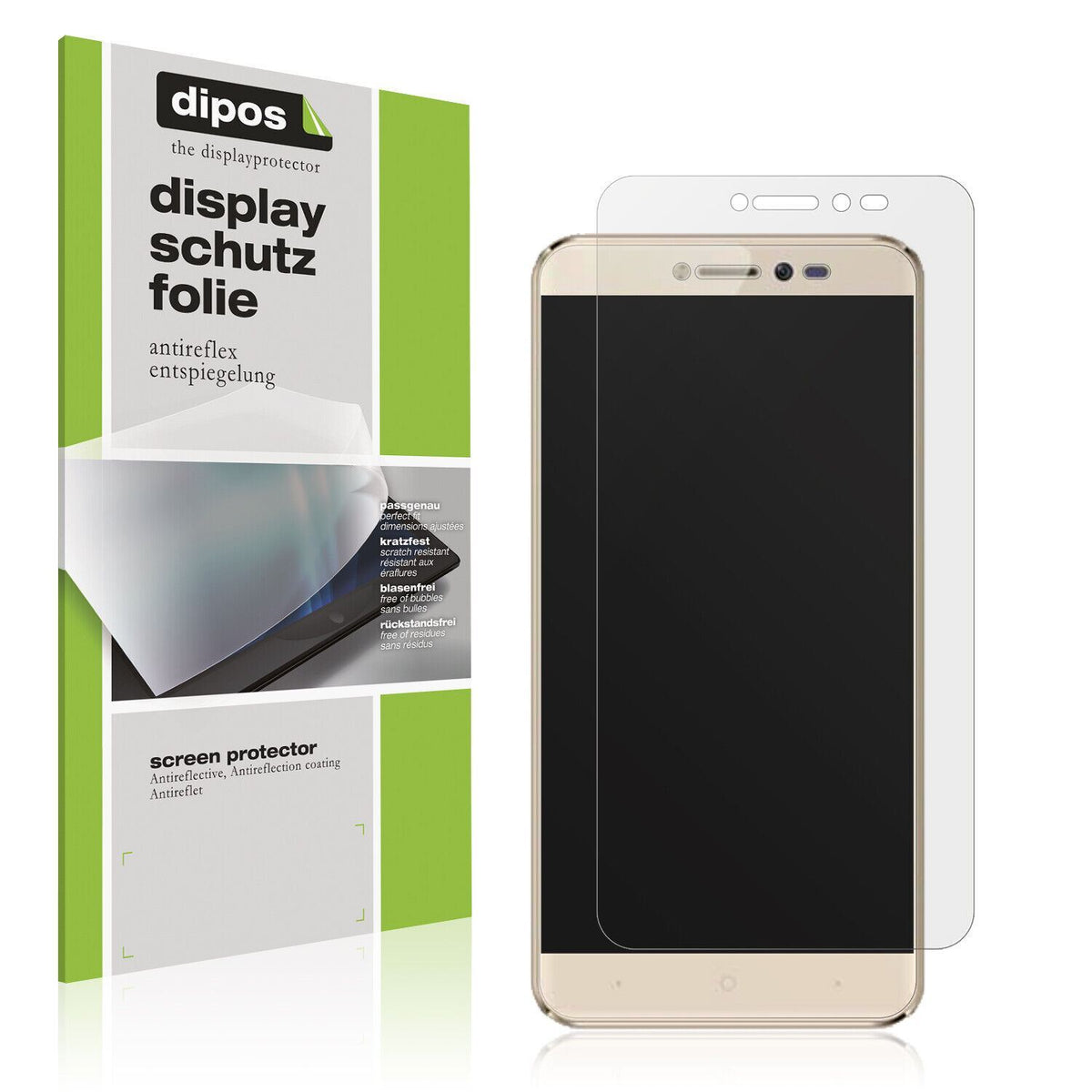 5x Schutzfolie matt für Symphony i10 Plus Display- (1)