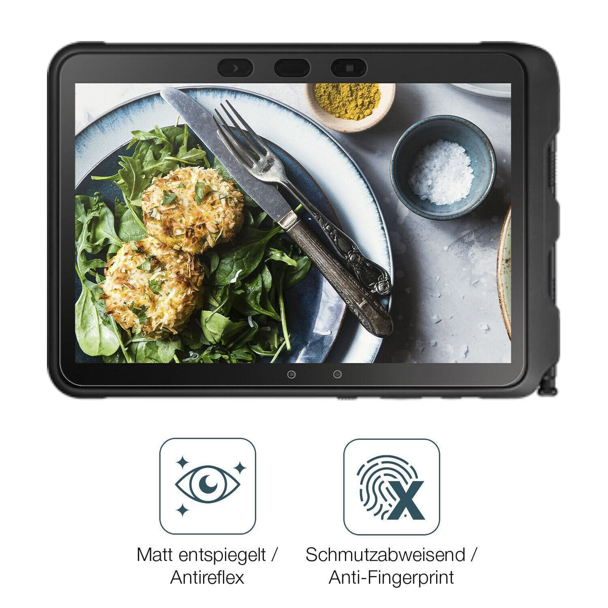 1x 9H Schutzfolie matt für Samsung Galaxy Tab Acti (5)