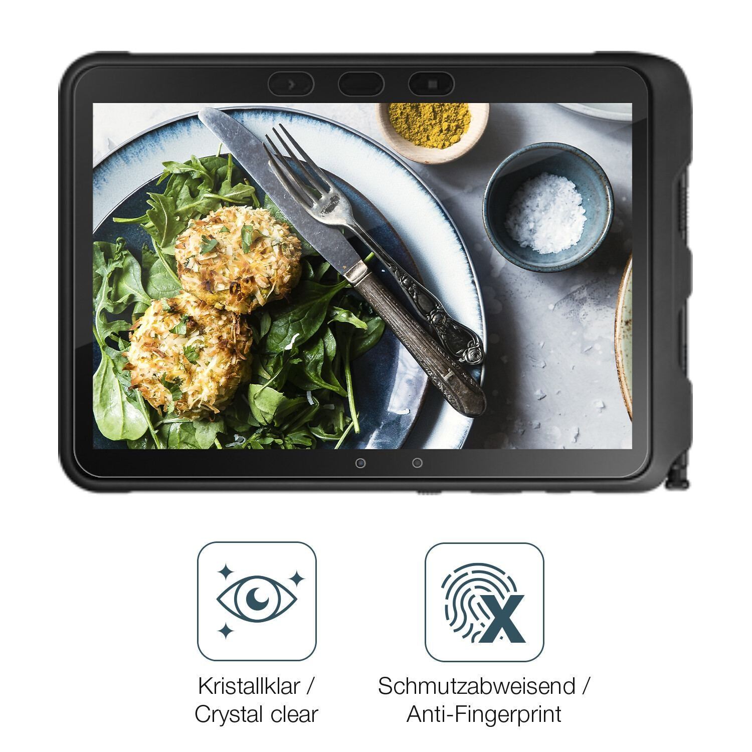 2x 9H Schutzfolie für Samsung Galaxy Tab Active 4  (5)