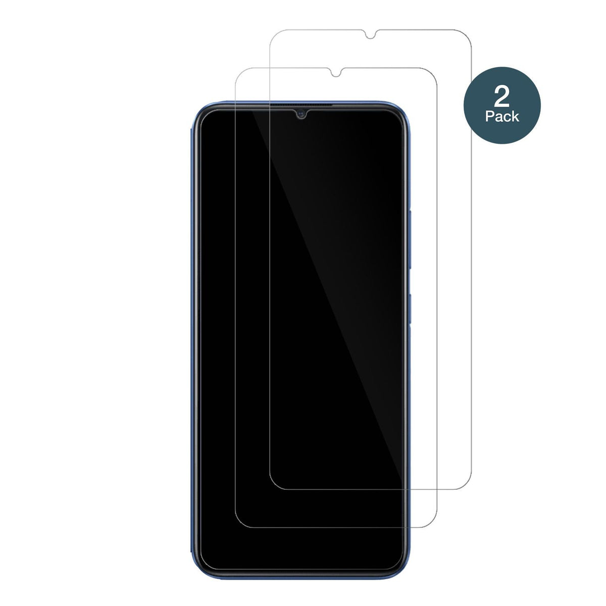 2x 9H Schutzfolie für Oppo Realme C3i Panzerfolie (2)