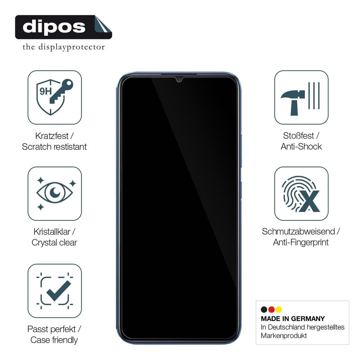 2x 9H Schutzfolie für Oppo Realme C3i Panzerfolie (7)