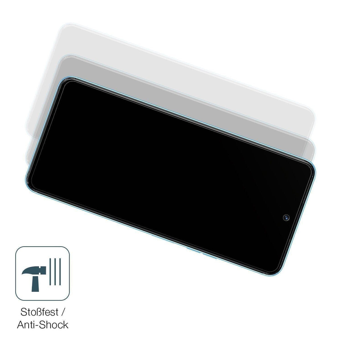 1x 9H Schutzfolie matt für Tecno Camon 19 Neo Panz (4)