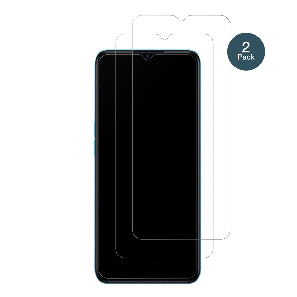 2x 9H Schutzfolie matt für Oppo A57 4G Panzerfolie (2)