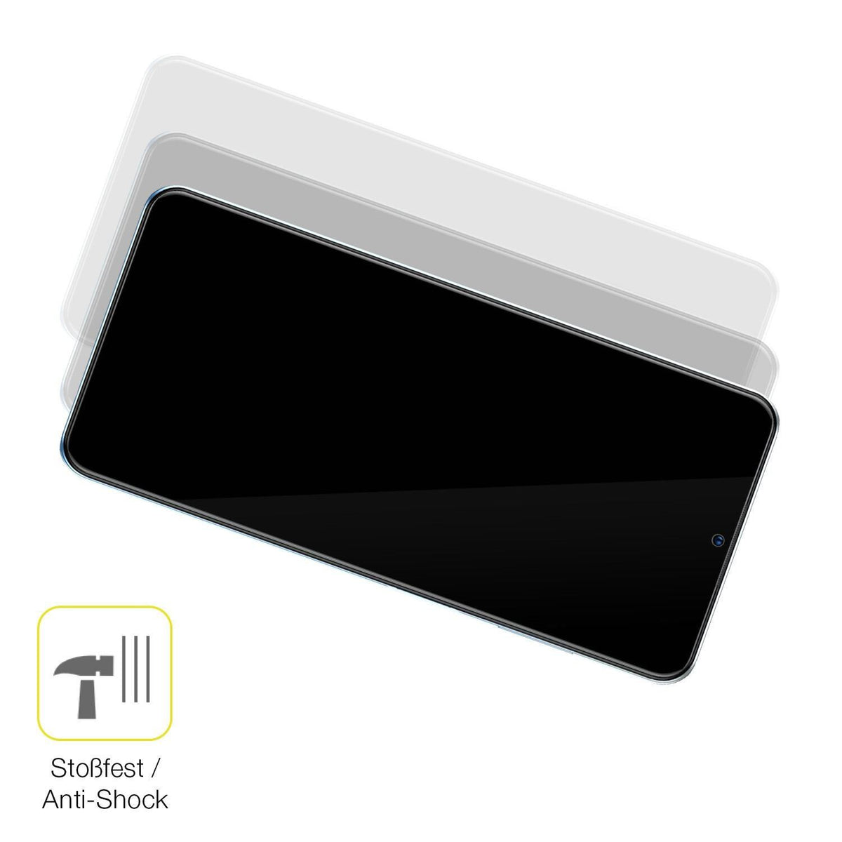 2x 3D Full Cover Schutzfolie für ZTE Blade A72 4G (4)
