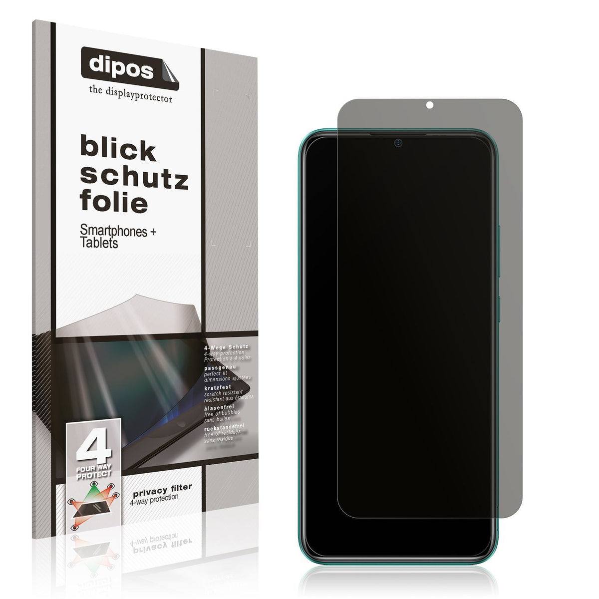 Blickschutzfolie für Ulefone Note 10P matt Schutzf (1)