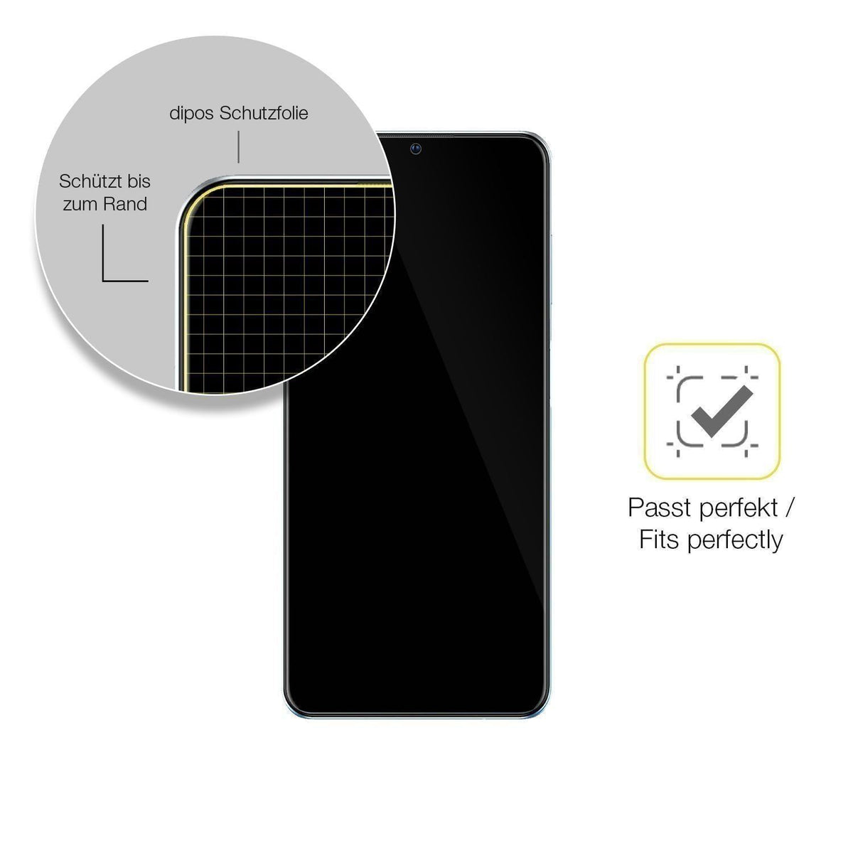 2x 3D Full Cover Schutzfolie für ZTE Blade A72 (6)