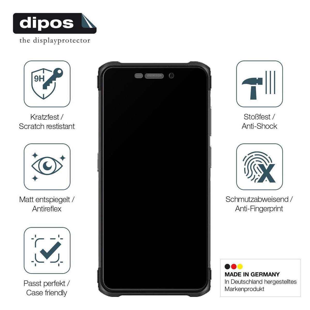1x 9H Schutzfolie matt für Ulefone Armor X10 Pro P (7)