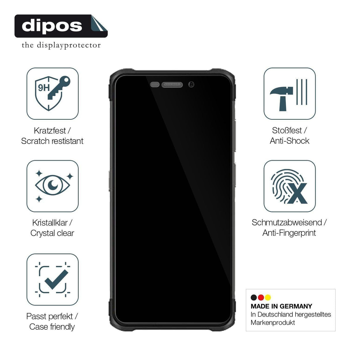 1x 9H Schutzfolie für Ulefone Armor X10 Pro Panzer (7)