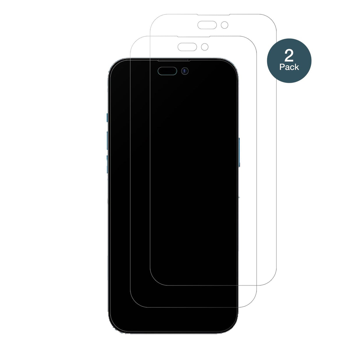 2x 9H Schutzfolie matt für Apple iPhone 14 Pro Max (2)