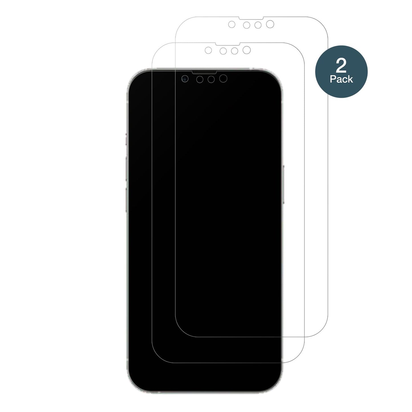 2x 9H Schutzfolie matt für Apple iPhone 14 Plus Pa (2)