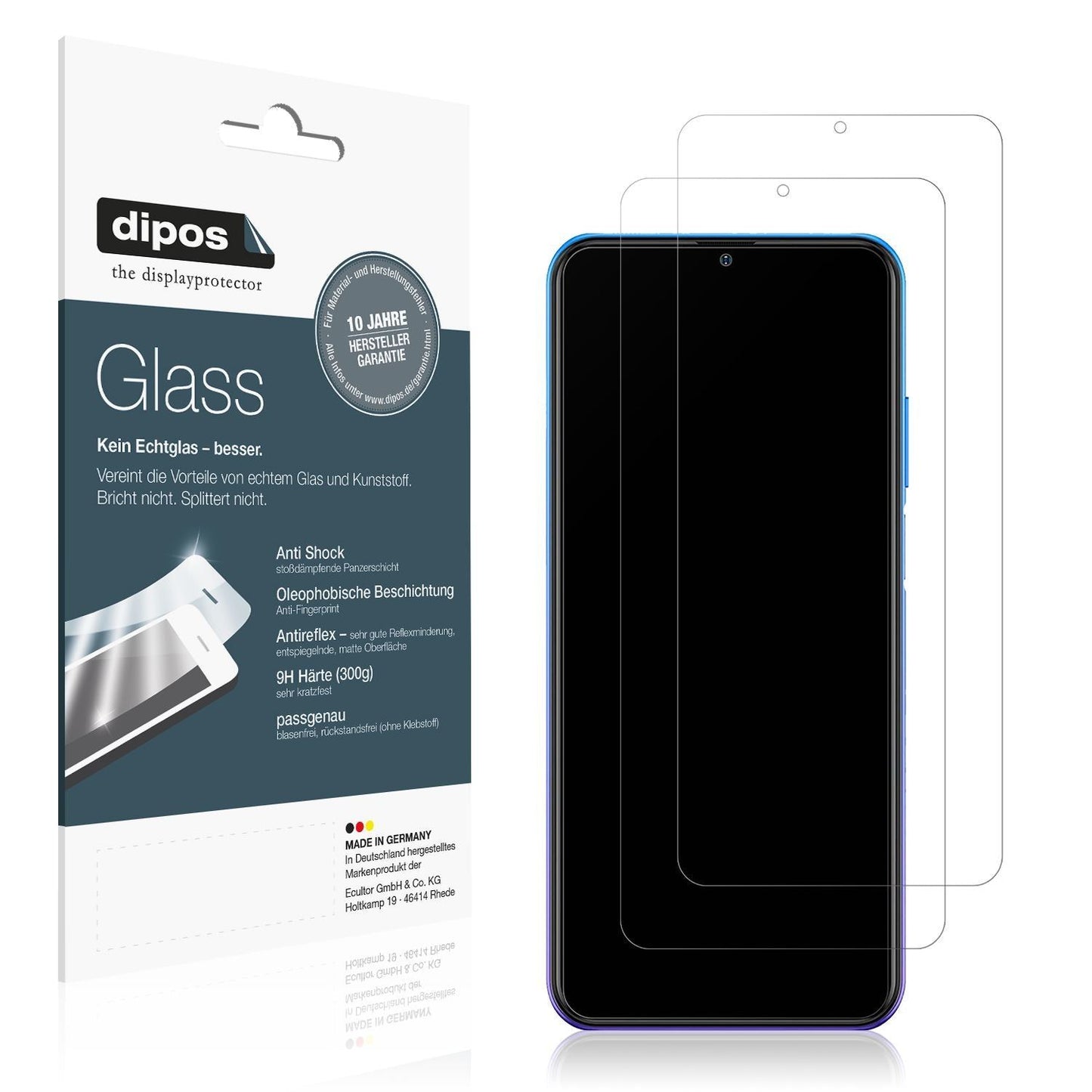 1x 9H Schutzfolie matt für Ulefone Note 12P Panzer (1)