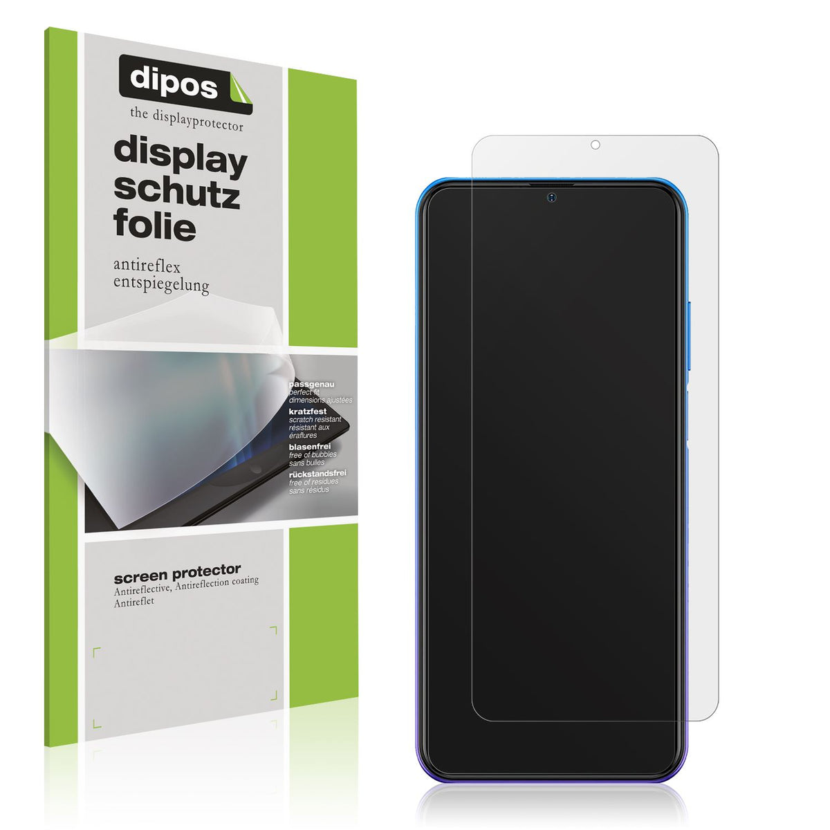 2x Schutzfolie matt für Ulefone Note 12P Display-S (1)