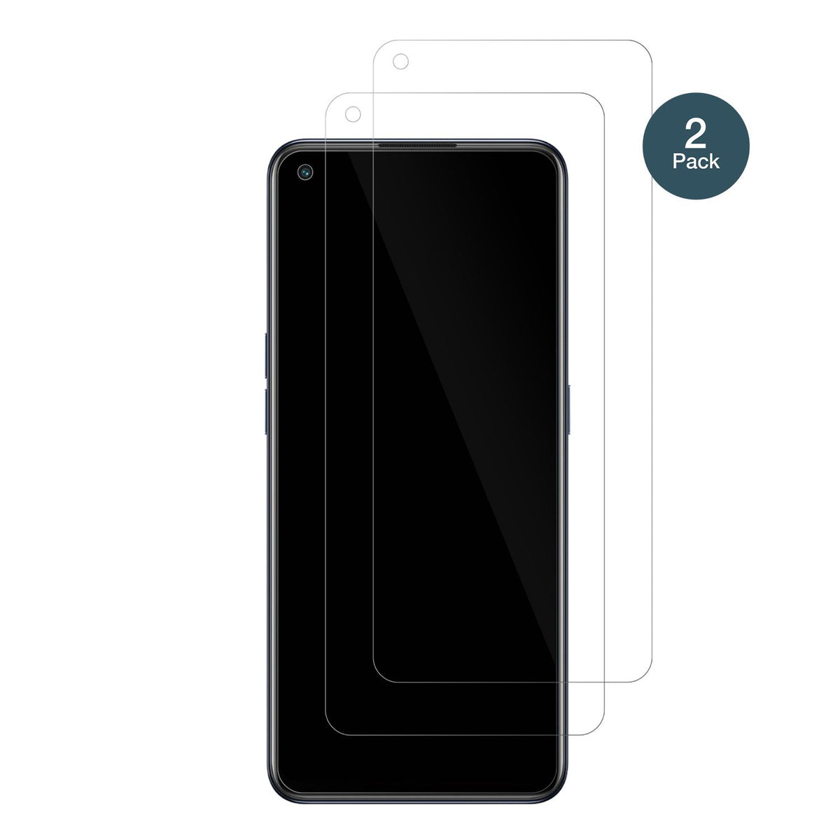 2x 9H Schutzfolie für OPPO Reno7 4G Panzerfolie (2)