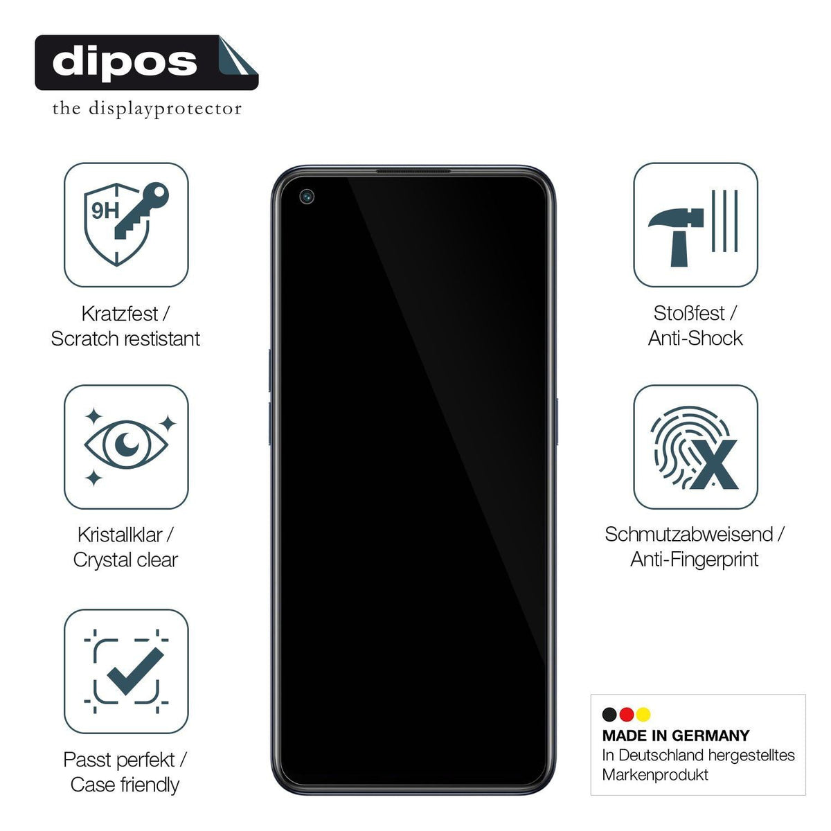 2x 9H Schutzfolie für OPPO Reno7 4G Panzerfolie (7)