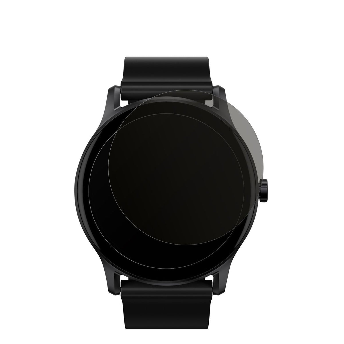 Blickschutzfolie für Haylou GS Smartwatch matt Sch (2)