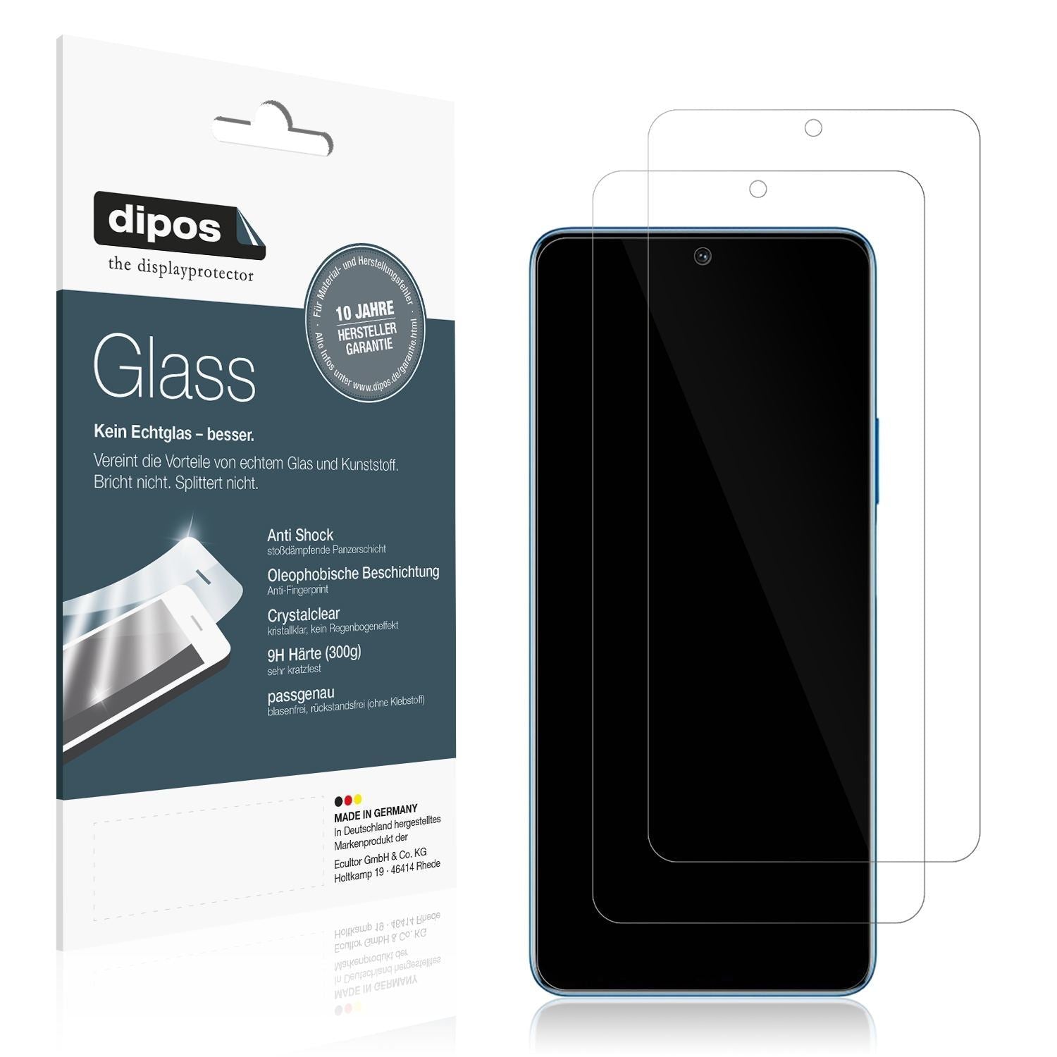 2x 9H Schutzfolie für Honor Magic 4 Lite 5G Panzer (1)