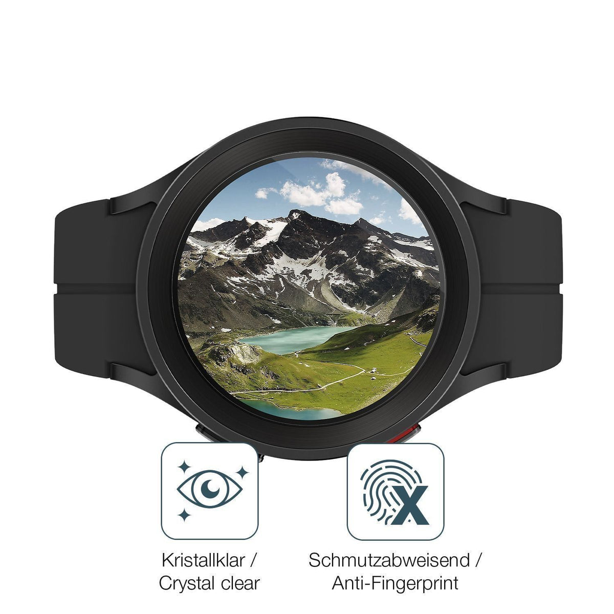 2x 9H Schutzfolie für Samsung Galaxy Watch 5 Pro P (5)
