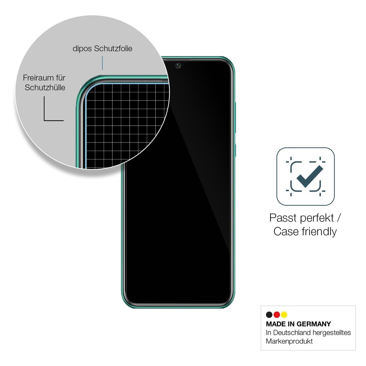 1x 9H Schutzfolie für Huawei Enjoy 50 Pro Panzerfo (6)