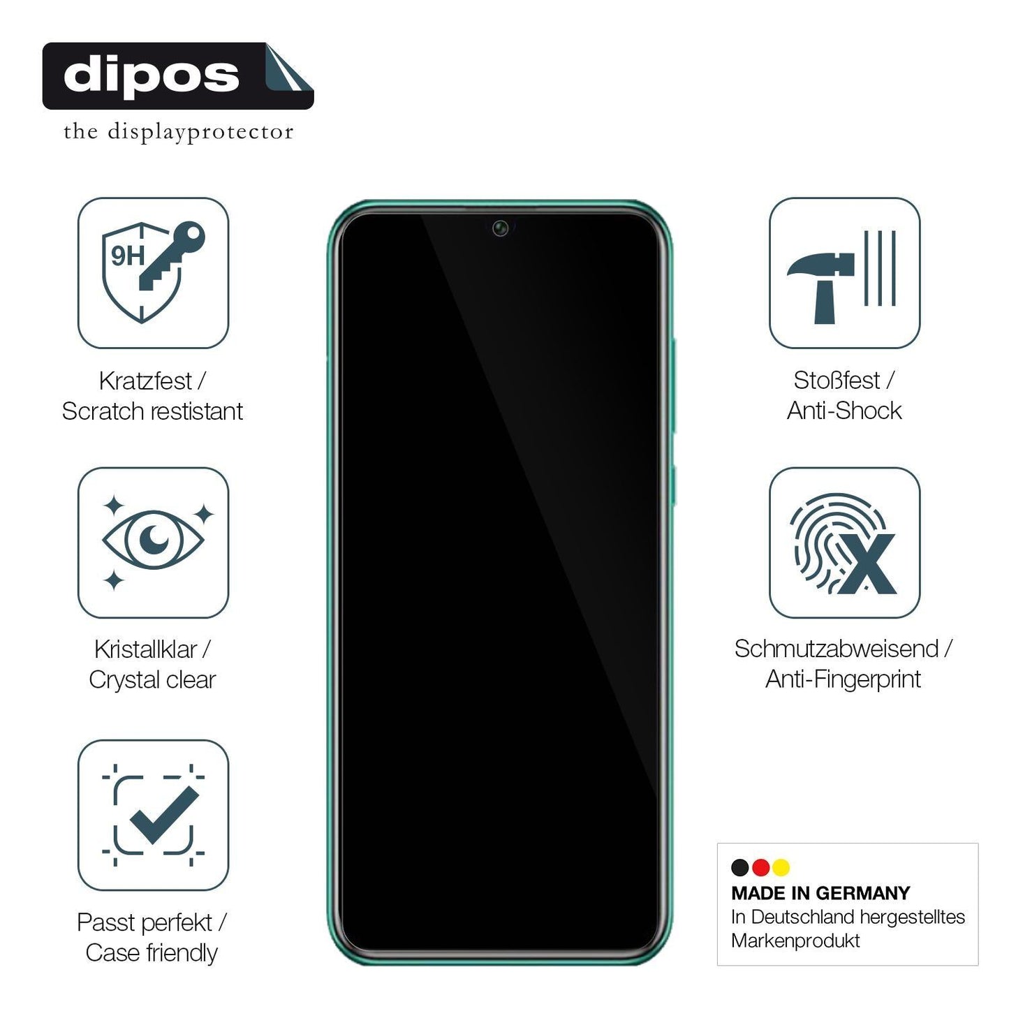 1x 9H Schutzfolie für Huawei Enjoy 50 Pro Panzerfo (7)
