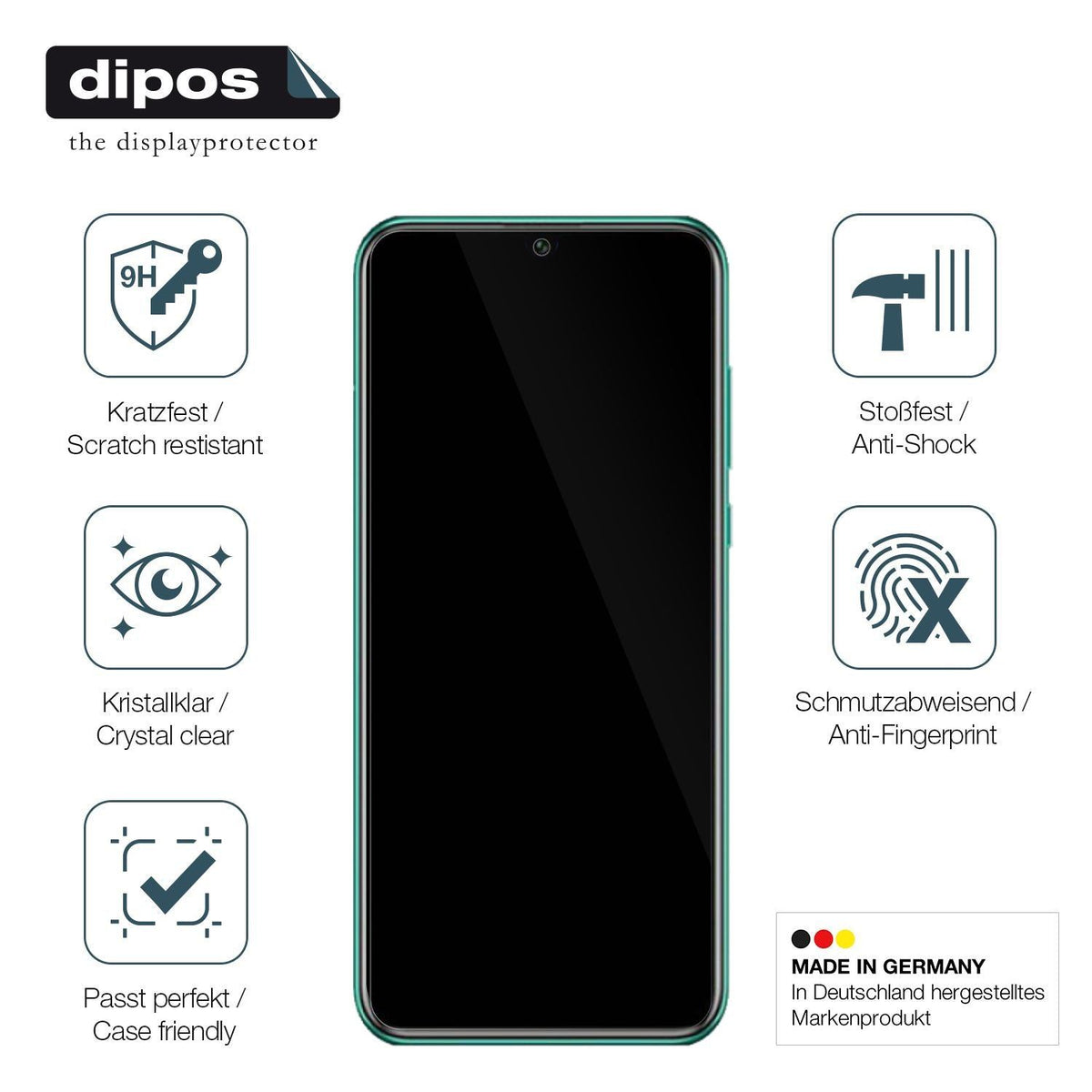1x 9H Schutzfolie für Huawei Enjoy 50 Pro Panzerfo (7)