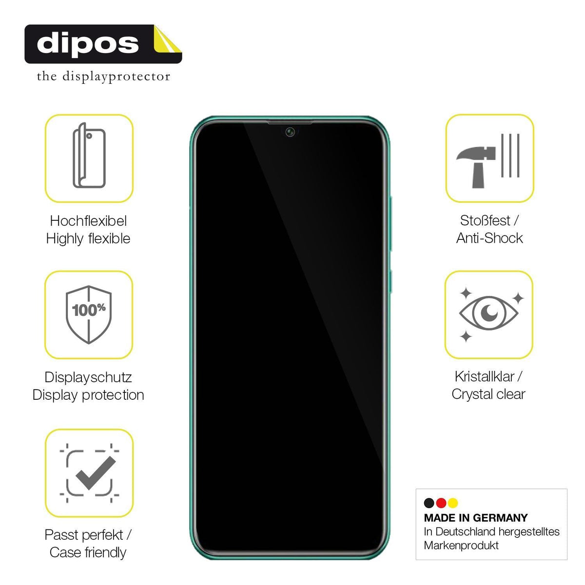 2x 3D Full Cover Schutzfolie für Huawei Enjoy 50 P (7)