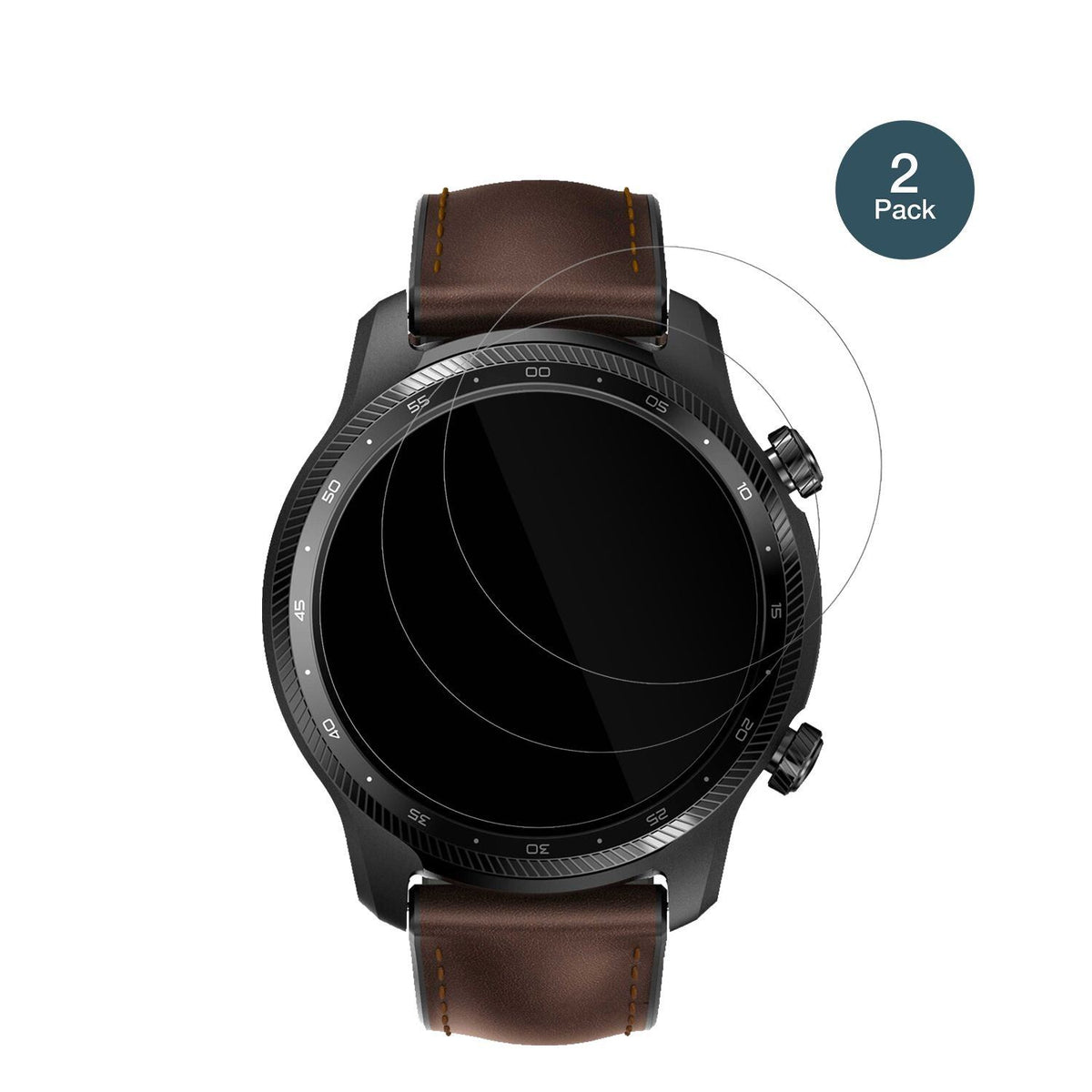 2x 9H Schutzfolie für Ticwatch Pro 3 Ultra Panzerf (2)