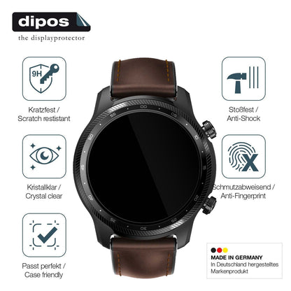 2x 9H Schutzfolie für Ticwatch Pro 3 Ultra Panzerf (7)