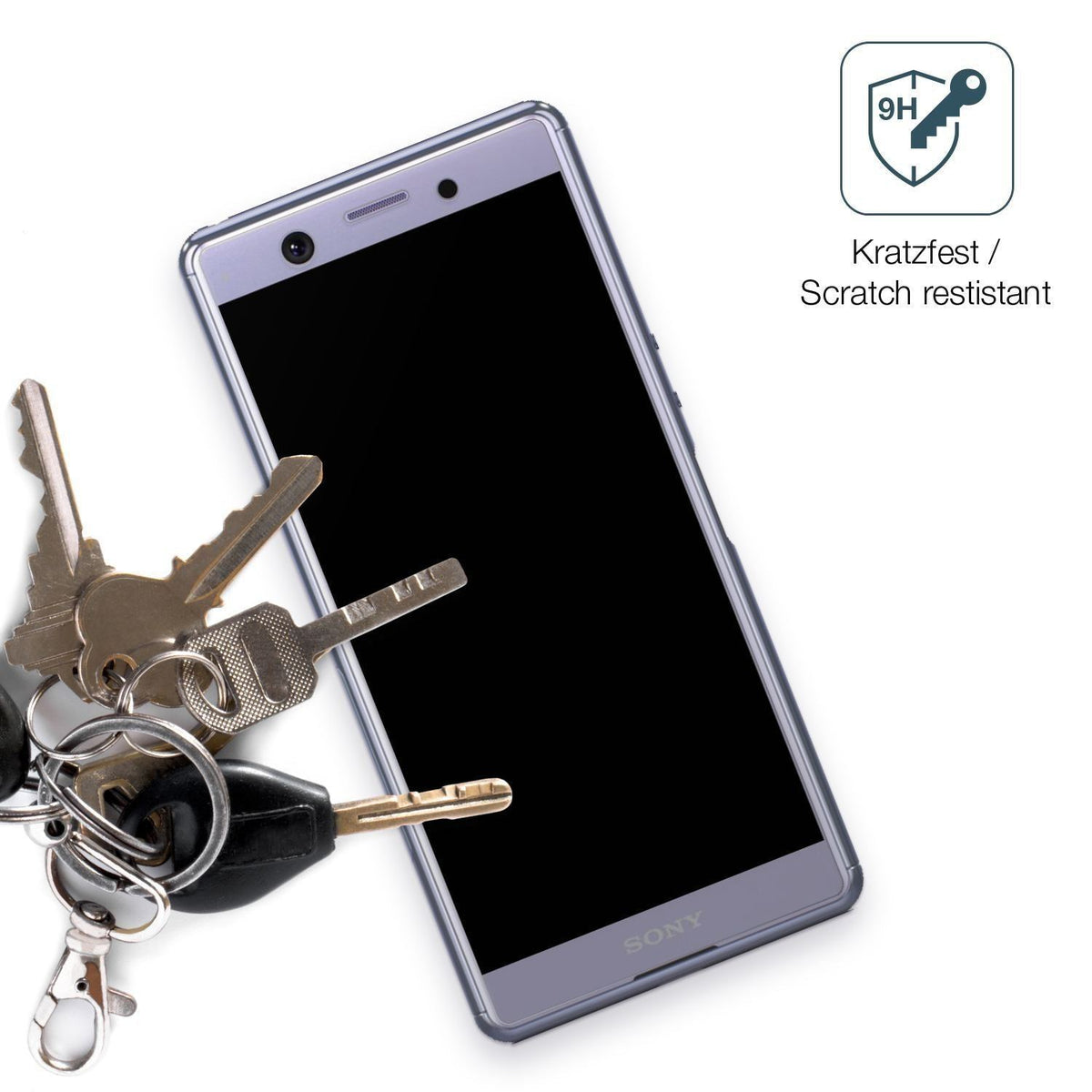 1x 9H Schutzfolie matt für Sony Xperia Ace SO-02L  (3)