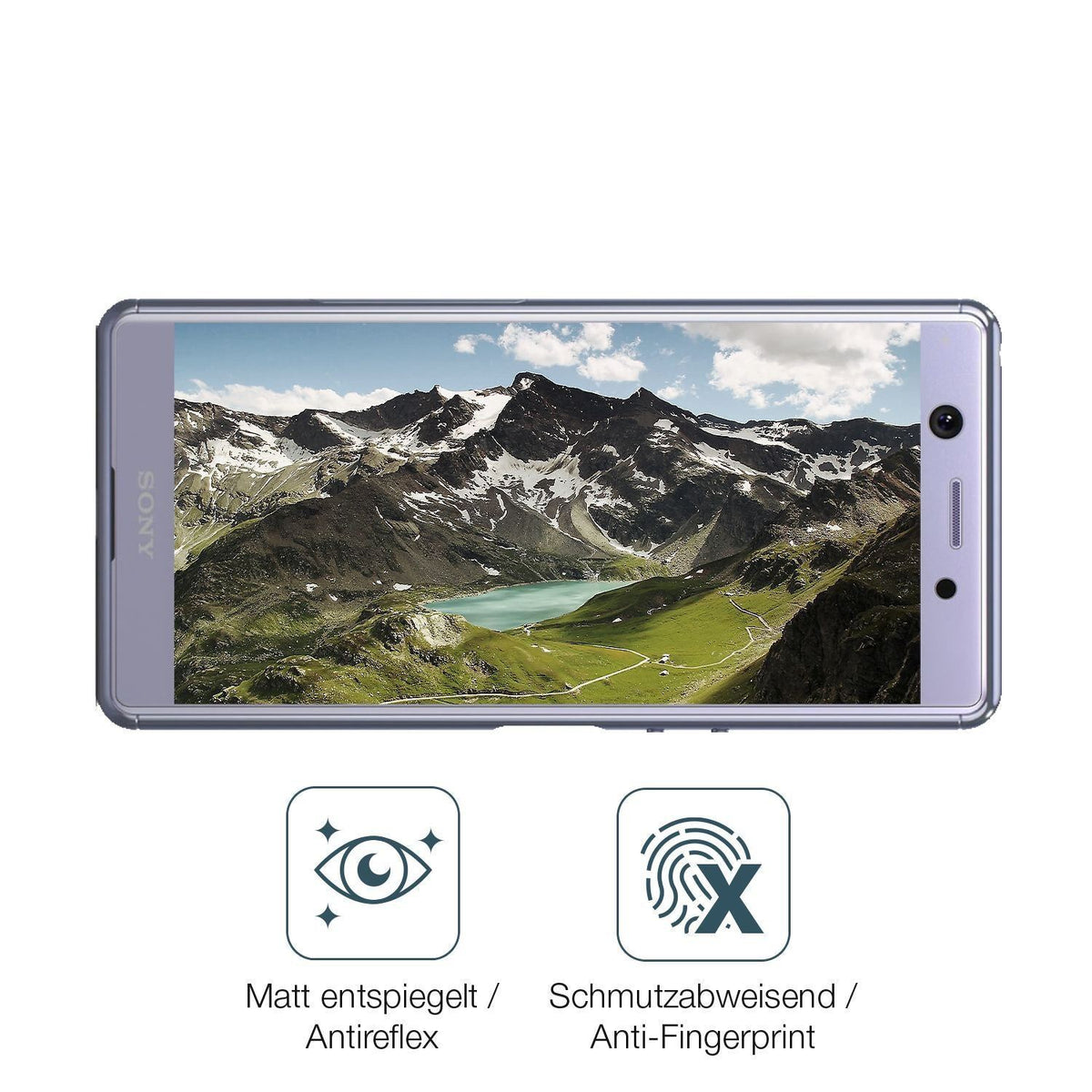 1x 9H Schutzfolie matt für Sony Xperia Ace SO-02L  (5)