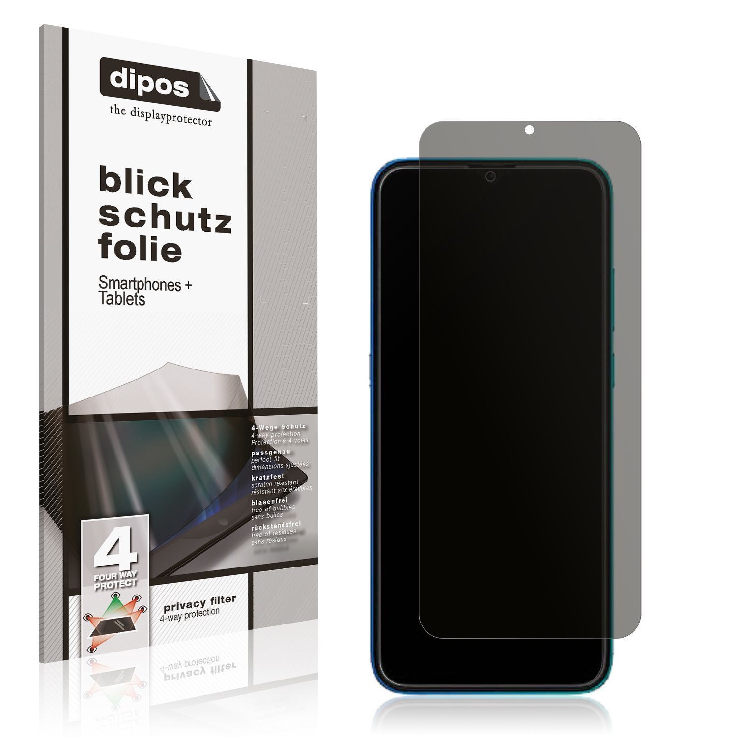 Blickschutzfolie für Hisense E60 Lite matt Schutzf (1)
