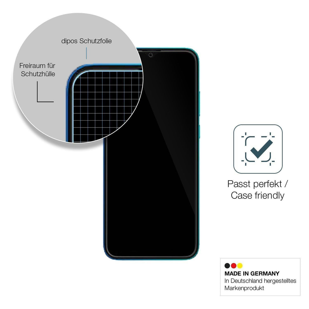 2x 9H Schutzfolie für Hisense E60 Lite Panzerfolie (6)