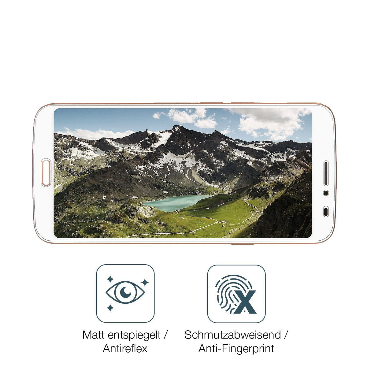 1x 9H Schutzfolie matt für Doro 8080 Panzerfolie (5)