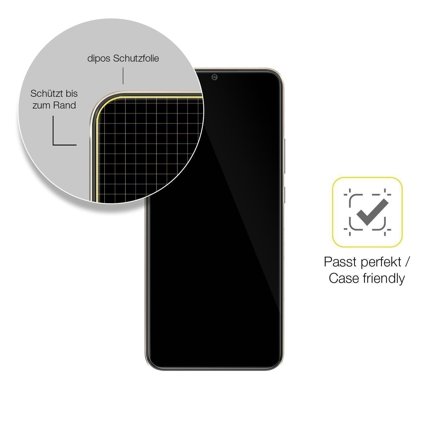 1x 3D Full Cover Schutzfolie für General Mobile GM (6)