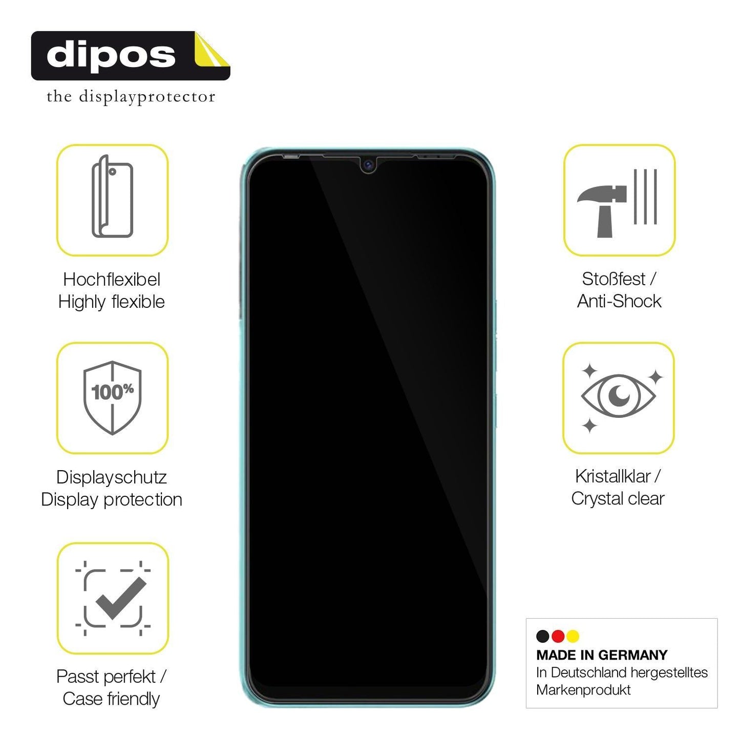 2x 3D Full Cover Schutzfolie für Tecno Spark Go 20 (7)