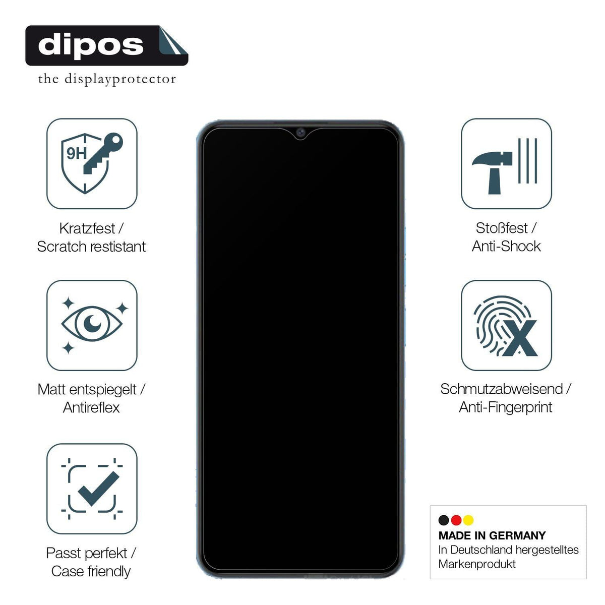 1x 9H Schutzfolie matt für Coolpad Cool 20S Panzer (7)