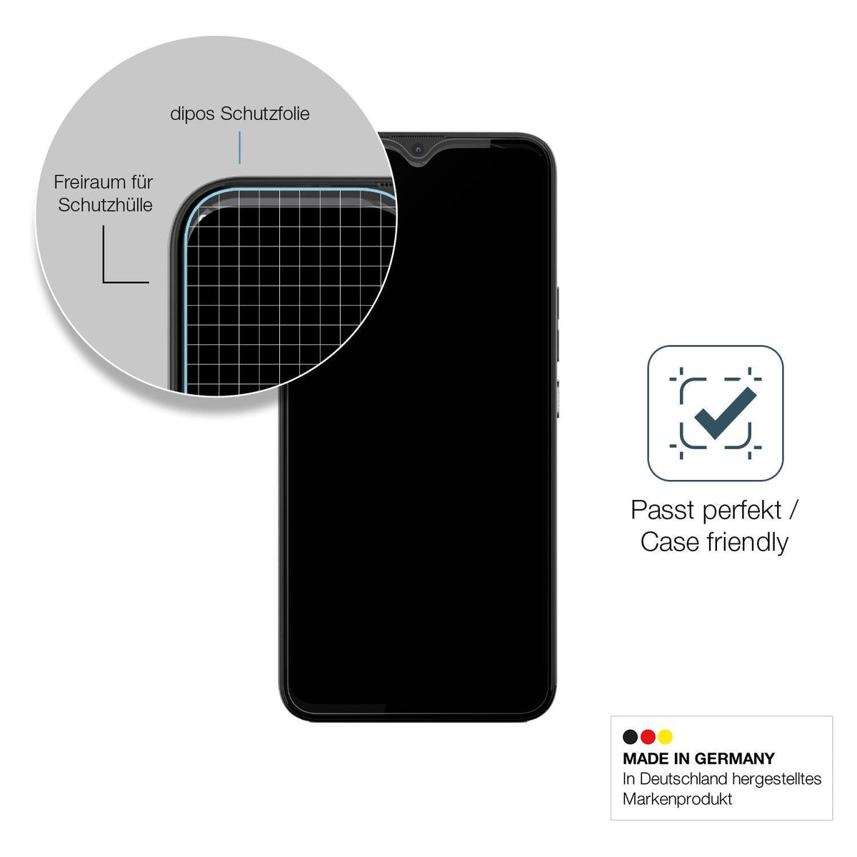 1x 9H Schutzfolie matt für Gigaset GS5 Lite Panzer (6)