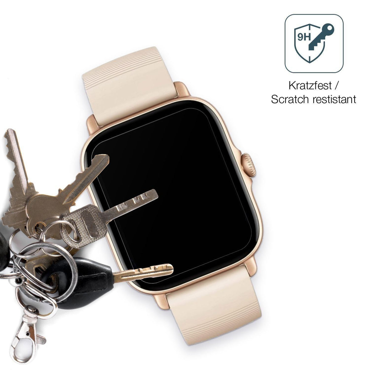 2x 9H Schutzfolie matt für Amazfit GTS 3 Panzerfol (3)