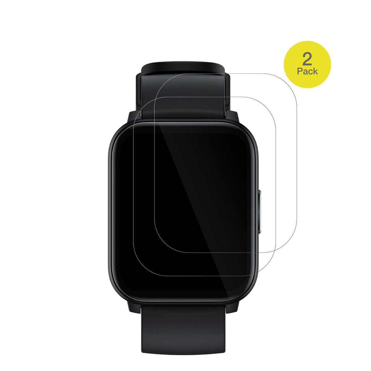 2x 3D Full Cover Schutzfolie für Realme Watch S100 (2)